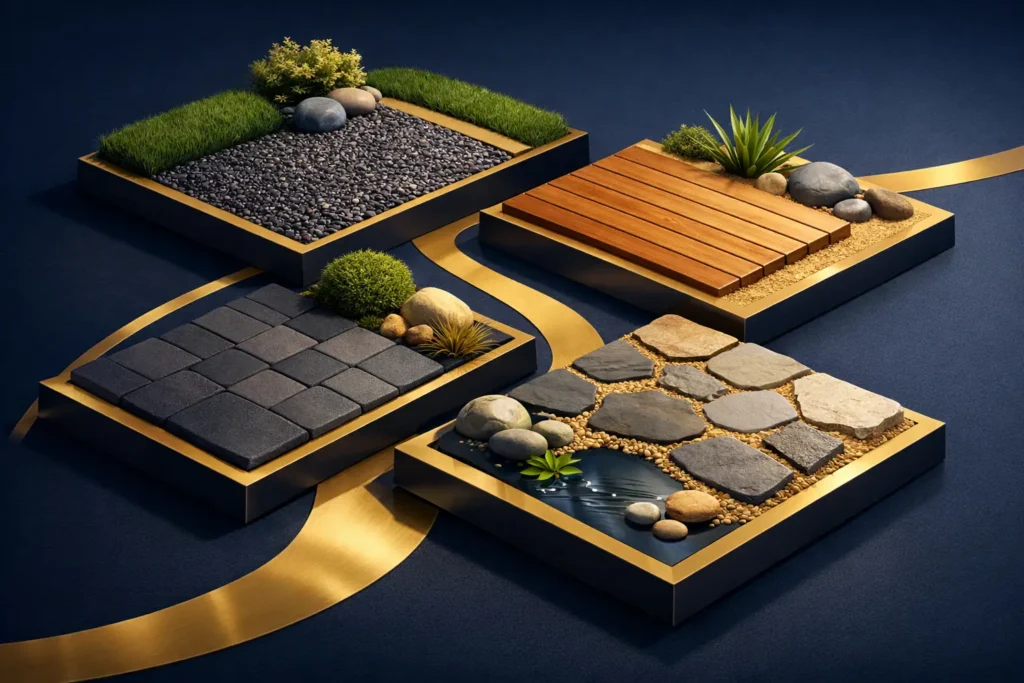 Best Materials for Garden Paths Compared