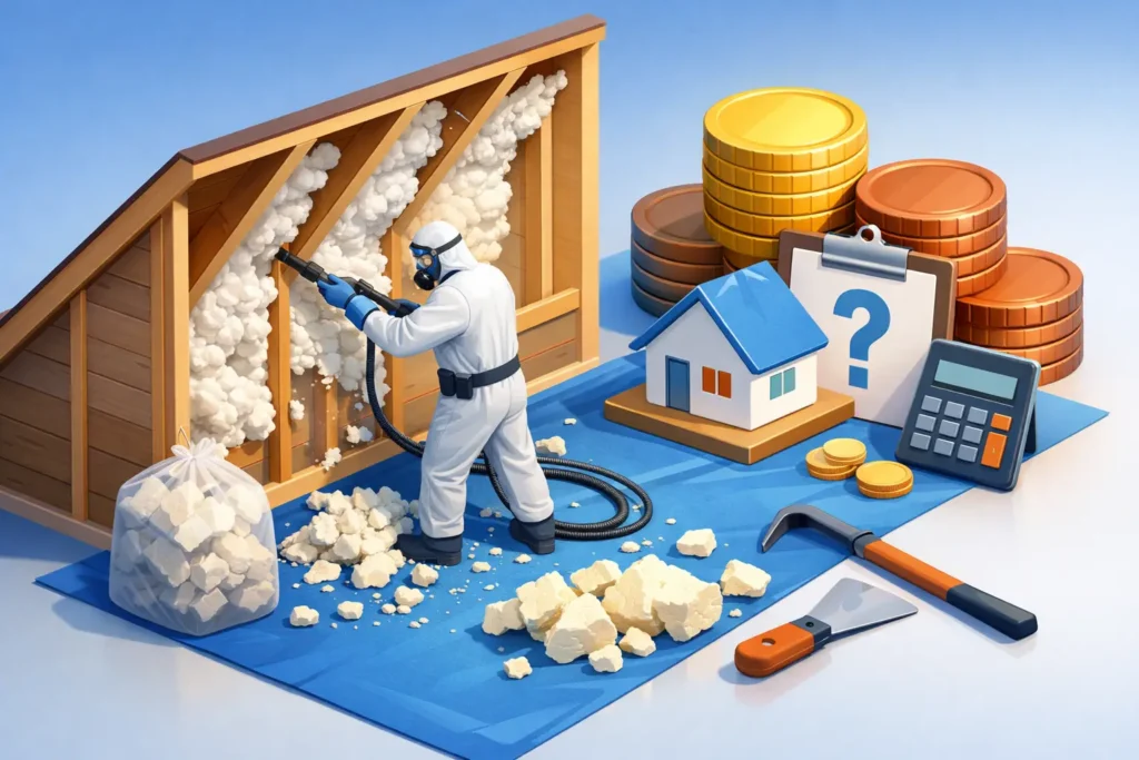 Spray Foam Removal Cost Explained